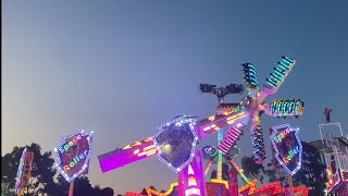 Space Roller ride  Melbourne Royal Show 2024 [upl. by Krusche]