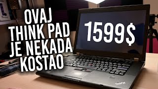 OVO JE NAJBOLJI WINDOWS LAPTOP THINKPAD W510 [upl. by Eisned]