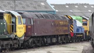 Leeds Balm Road Freightliner Depot  21012017 [upl. by Veejar]