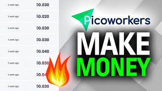 How To Make Money With Picoworkers For Beginners 2024 [upl. by Llerat]