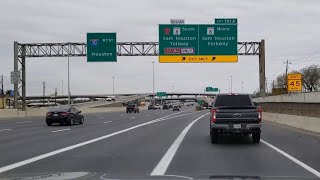 20190209 Driving from Baytown to Greenspoint  FBD on I10 and Sam Houston Tollway Beltway 8 [upl. by Alleris]