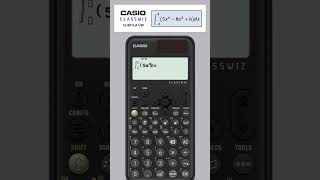 Integral definida con Casio classwiz fx991LA CW  shorts [upl. by Minsat]