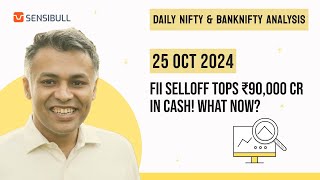 NIFTY amp BANK NIFTY Analysis for Tomorrow  Stock Market Outlook  25 October 2024 Friday [upl. by Maroney]