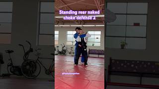 Standing choke defense RNC bjj jiujitsu submission escape selfdefensetraining Choke [upl. by Rednaeel]