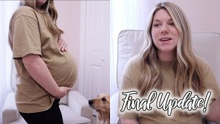 GETTING INDUCED HIGH BLOOD PRESSURE FINAL PREGNANCY UPDATE 37 amp 38 WEEK UPDATE  Destiny Phillips [upl. by Parks]