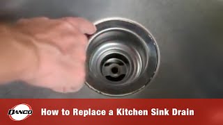 How to Replace a Kitchen Sink Drain [upl. by Sidonnie]