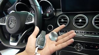 New Mercedes Benz  Cool Features Tips and Tricks Key Fob C Class [upl. by Azrim]