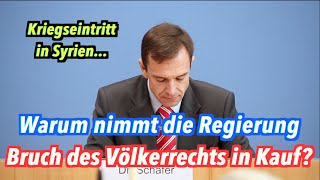 Warum nimmt die Bundesregierung Bruch des Völkerrechts in Kauf [upl. by Effy]