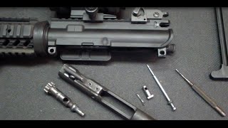 How to Disassemble field strip and Reassemble the AR15 Rifle [upl. by Inaffets]