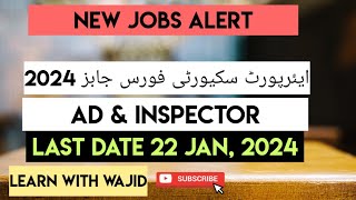 Jobs in Airport Security Force ASF 2024 [upl. by Vicky]