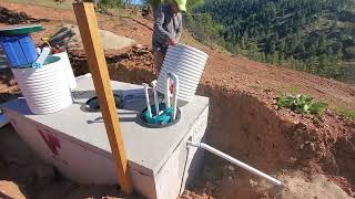 Engineered Septic System w Pump and Sand Bed Leach Field with Infiltrators [upl. by Repohtsirhc946]