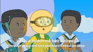 Caillou and the National Anthem of Palau [upl. by East]