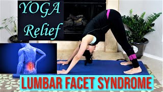 3 Yoga Poses For Lumbar Facet Syndrome Absolute Relief Follow Along Under 10 minutes [upl. by Asselim]