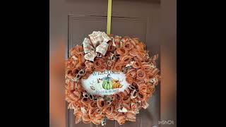 Fall wreathdiywreath diygiftbasket ideabasket giftidea [upl. by Moya552]