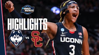 HIGHLIGHTS  UConn Womens Basketball vs USC  Elite 8 [upl. by Primaveras]