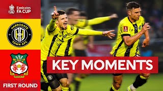 Harrogate Town AFC v Wrexham AFC  Key Moments  First Round  Emirates FA Cup 202425 [upl. by Adaynek298]