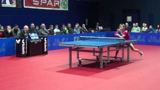 Table Tennis CLHalbfinaleSVNÖ vs Linz Bilenko vs Liu Jia [upl. by Eiramik127]