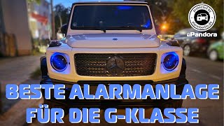 GKlasse Scheinwerfer Diebstahl  Beste Alarmanlage Pandora Smart Pro GKlasse Version AlarmBerlin [upl. by Hilliary]