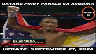 Boxingupdate Sept 21 2024 l Batang Pinoy panalo sa Amerika [upl. by Blackmore]