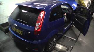 Mountune Ford Fiesta ST MR200 on Powerstation Rolling Road Dyno [upl. by Aelahc]