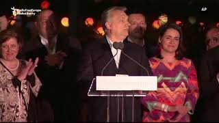 Hungary’s Orban Declares Election Victory For Ruling Fidesz Party [upl. by Itch246]