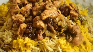 Delicious Lentil Rice with Chicken Recipe  Iranian Food Recipe [upl. by Edbert77]