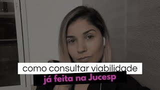 EP25  Como consultar a viabilidade já feita na Jucesp [upl. by Absalom]