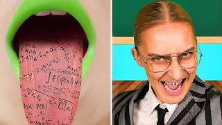 We Are Hiding From The Bad Teacher At School  Funny Moments [upl. by Jourdain]