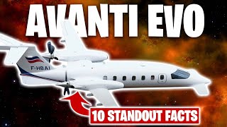 Piaggio P180 Avanti Evo  10 Facts that Make it Unique [upl. by Boesch]