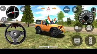 Dollar Song Modified Mahindra Black Thar 😈 Indian Cars Simulator 3D Android Gameplay [upl. by Aicatan764]