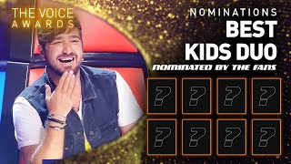 BEST DUO nominees 🤩  The Voice Kids Awards [upl. by Giffy]