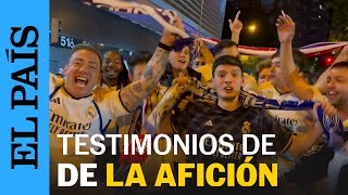 REAL MADRID  Las reacciones de los aficionados del Real Madrid después del triunfo contra el Bayern [upl. by Cottrell531]