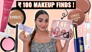 Top 10 Under Rs 100 😍 EXTREMELY AFFORDABLE Makeup Products That ACTUALLY Work [upl. by Norrehc558]