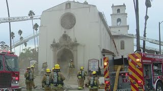 Fire at Harvard Heights church no injuries [upl. by Nosila]