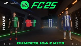 EA FC 25  Bundesliga 2 Kits [upl. by Standley]