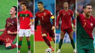 Cristiano Ronaldo  All 8 WORLD CUP Goals 20062022 [upl. by Eldreeda]