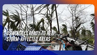 DSWD says ready to help stormaffected areas  TeleRadyo Serbisyo [upl. by Ariajaj]