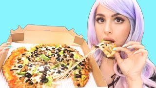 ASMR Pizza Mukbang Eating Show [upl. by Eleonore]