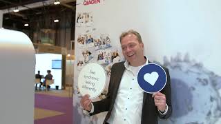 ECCMID 2018  QIAGEN booth tour with EricJan [upl. by Ollie]