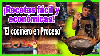 ¡Tres Recetas Económicas para la semana  El Cocinero en proceso recetasdecocina comidamexicana [upl. by Shandie780]