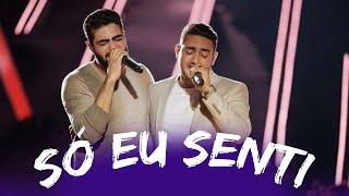 Henrique e Juliano  SÓ EU SENTI música nova [upl. by Tony274]