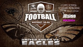 EPHS Eagles vs Laredo United Longhorns  Varsity Football  Homecoming  October 25 2024 [upl. by Bostow]