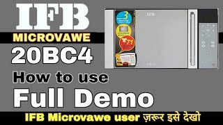 IFB Microwave Oven Demo  IFB 20pg3s  IFB Microwave Oven Review [upl. by Hacissej]