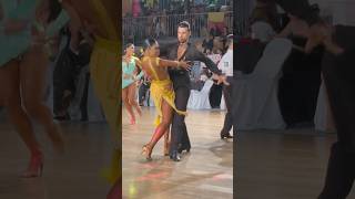 Manuel Longhitano amp Galya Guoyang  International Championships samba dance ballroomdance dancer [upl. by Drarehs]