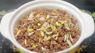 छुआरा हलवा रेसिपी  Healthy dessert  چھوہارا حلوہ ریسیپی atiyakitchenvlogs [upl. by Ecad98]