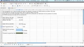 Ejercicio para Calcular Cuantia de quotParoquot Calculo de prestación por desempleo 2 [upl. by Campbell]