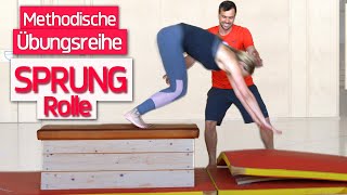 SPRUNGROLLE Lernen  Übungen Flugrolle  Grundschule [upl. by Delahk851]