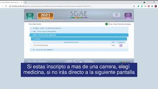 Inscripciones a cursos Facultad de Medicina  SGAE [upl. by Jarret]