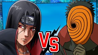 ITACHI VS OBITO  QUEM VENCE [upl. by Asirak]