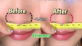 5 Min to Naturally Slim Nose Shape  Exercise to Slimmer Nose at Home  No Equipment 2024 [upl. by Ardnu]